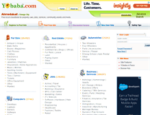 Tablet Screenshot of ahmedabad.yobaba.com